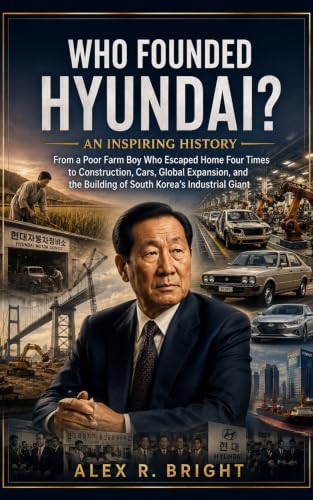 WHO FOUNDED HYUNDAI? AN INSPIRING HISTORY : From a Poor Farm Boy Who Escaped Home Four Times to Construction, Cars, Global Expansion, and the Building ... (DISCOVER SOMETHING NEW EVERYDAY Book 23)