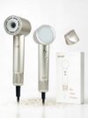 WHS BLDC Lightweight Travel Hair Dryer, 110,000 RPM High Speed Brushless Motor with Ionic Technology for Fast Drying, Cool Shot Button, Salon Long Life Quality, Golden