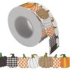Wilafury Pumpkin Bulletin Board Border, 74mm*20m Self-Adhesive Trim