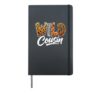 WILD Cousin Animal Print Typography Design Hardcover Journal, Black