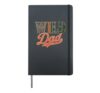 WILD Dad Design Hardcover Journal, Black