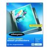 Wilson Jones Sheet Protectors, Heavy Weight, Top-Loading, Clear, 100 Sheets/Box (W21411) (Pack of 10)