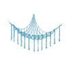 Wind Chime Boho Stuff Animal Storage for Bedroom Kids Toy Organizer Holder Nursery Room Decor Windchime(Sky Blue)