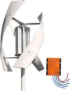 Wind Turbine Generator Kit 10000W/12000W - Magnetic Levitation Vertical for Home, RV, Roof - 12V/24V/48V/220V with Waterproof Charge Controller for Renewable Energy
