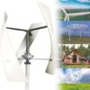 Wind Turbine Home Use Horizontal Generator Kits Blades with Controller to Charge Batteries Off Generator Vertical,Wind Turbine Generator Kit - Vertical DC Power Supply for Home, RV & Marine