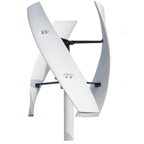 Wind Turbine Home Use Horizontal Generator Kits Blades with Controller to Charge Batteries Off Generator Vertical,Low Noise Vertical Wind Turbine Kit, AC Generator for Home, Renewable Energy
