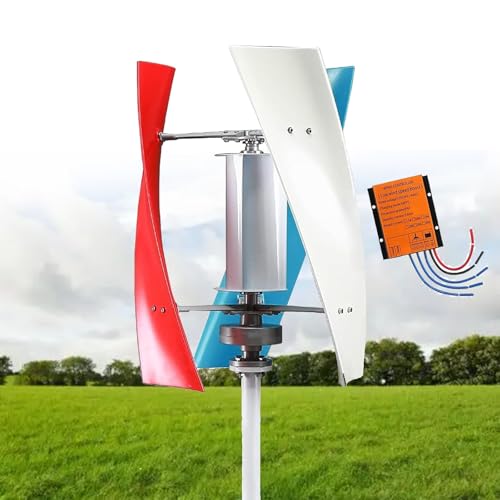 Wind Turbine Home Use Horizontal Generator Kits Blades with Controller to Charge Batteries Off Generator Vertical,Wind Turbine Generator Kit - Hybrid Vertical Helical Magnetic Levitation Sys