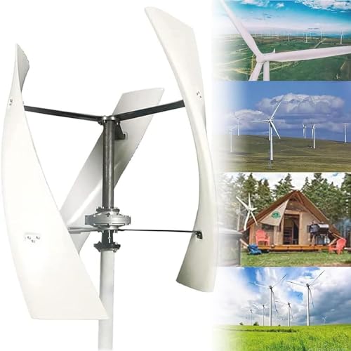 Wind Turbine Home Use Horizontal Generator Kits Blades with Controller to Charge Batteries Off Generator Vertical,Wind Turbine Generator Kit - Vertical DC Power Supply for Home, RV & Marine