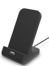Wireless Charger YW YUWISS Wireless Phone Charger Stand 15W Max Compatible with Apple iPhone 14 13 12/12 Pro Max/ 11Pro/11Pro Max/XR/XS Max/XS/X/8/8Plus, Samsung Galaxy (Dark Black)