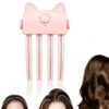 Wireless Heated Volumizing Root Lift Clip, Heated Volumizing Clip with Root Lifter Comb Design, Cordless Type-C Rechargeable Hair Volume Tool with 2 Heat Settings for Flat Fine Hair