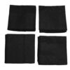 Wisoqu Under Bed Storage Bags, 4PCS 90L Non Woven Foldable Storage Containers with Clear PVC Window, Underbed for Clothes Blankets Comforters