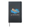 With The Flow Otter Parent Child Relax Hardcover Journal, Black