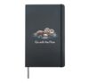 With The Flow Otter Parent Child Relax Hardcover Journal, Black