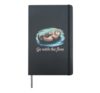 With The Flow Otter Parent Child Relax Hardcover Journal, Black