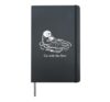 With The Flow Otter Parent Child Relax Hardcover Journal, Black