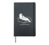 With The Flow Otter Parent Child Relax Hardcover Journal, Black