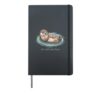 With The Flow Otter Parent Child Relax Hardcover Journal, Black