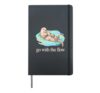 With The Flow Otter Parent Child Relax Hardcover Journal, Black