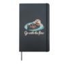 With The Flow Otter Parent Child Relax Hardcover Journal, Black