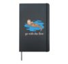 With The Flow Otter Parent Child Relax Hardcover Journal, Black