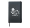 With The Flow Otter Parent Child Relax Hardcover Journal, Black