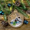 Wizardi Wonderland Crafts Bead Embroidery kit on Wood FLK-366