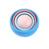 WJToric 3D Infinity Gyroscope Spinner, Fingertip Rotating Fidget Toy, Multi-Directional Hand Spinner, Pocket Desk Toy, Smooth Spin Gyro Ball, Random Color, 1 Pack