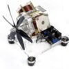 WJWWR 12V 3-Coil Pseudo Perpetual Motion Disc Motor, Brushless Fan Blade Magnetic Motor Model, Physics Experiment Kit for STEM Education