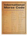 WLBQZESEG International Morse Code Poster Educational Wall-Art Canvas Print for Home Office Classroom Decor Unframed,12x18inch(30x45cm)