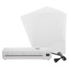 WOFASHPURET Mini Thermal Laminator Machine for Documents and Photos with Fast Preheat Time and Quiet Operation, Lightweight Plastic Design for Home and Craft Use