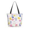 Women Daily Tote Pastel Bunny And Floral Spring Pattern Everyday Tote