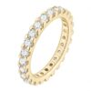 Women’s 14K Gold Plated Rings - Cubic Zirconia Stackable Rings Size 6-9