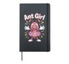 Womens Ant Girl Funny Insect Humor Nature Graphic Entomology Hardcover Journal, Black