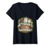Women's Attendance Clerk Keeping Track Every Day School V-Neck T-Shirt