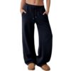 Womens Barrel Sweatpants Relaxed Fit Oversized Y2K Womens Sweatpants