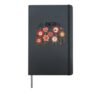 Womens Graphic Teacher kindness Hardcover Journal, Black