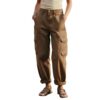 Womens Straight Leg Workout Cargo Pants High Waist Trousers Western Outfit