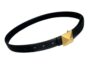 Women'S Wide PU Leather Belt Metal Buckle Casual Dresses Waistband