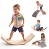 Wooden Balance Board for Board Trainer, Non Slip Rocker Board