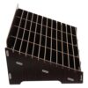 Wooden Cell Phone Storage Box with 48 Grid Slanted Layout for Students