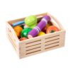 Wooden Cutting Play Food Set for