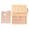 Wooden Easel with Drawer, Foldable Desktop Painting Stand for Display