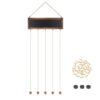 Wooden Hanging DIY Picture Holder with Adjustable Twines 30 Clips