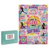 Wooden Jigsaw Puzzle for Adults,Just A Girl Who Loves Softball,500 PCS for Home Activities,Game Nights,Holidays and Gifting