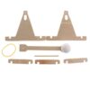 Wooden Mini Medieval Trebuchet DIY Model Kit