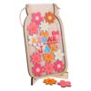 Wooden Reward Jar with Daisy Tokens for Classroom Incentives