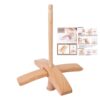 Wooden Spindles Ergonomic Multifunctional Lightweight Wooden Spindle