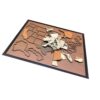 Wooden US Map Puzzle with Smooth Block for