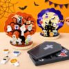 Woodtoe Wooden Halloween Toys for Kids, Montessori Toys for 3 Year Old