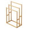 Wood Vertical Towel Rack with 3 Hanging Crossbars (40) (QYH40)